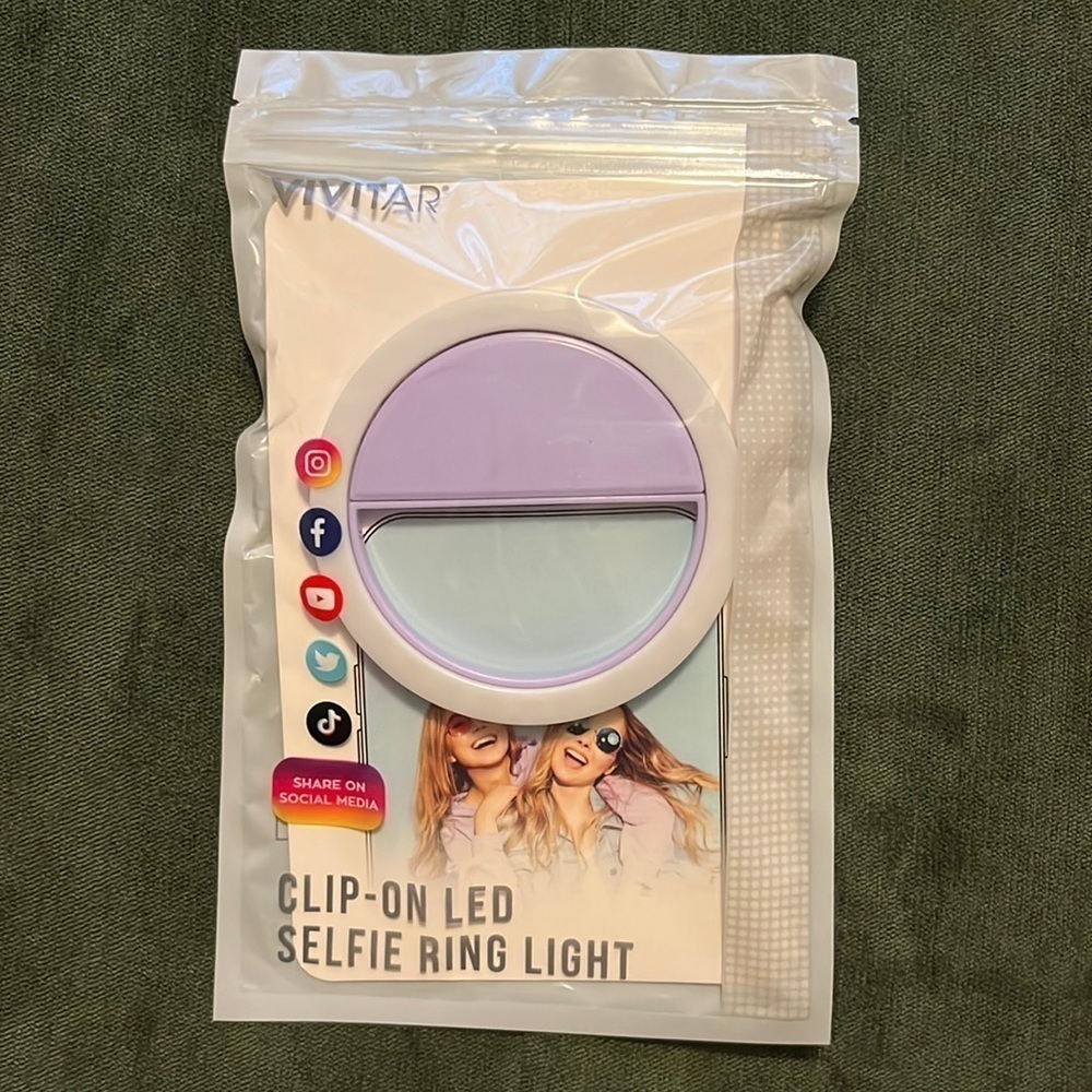 Clip On LED Selfie Ring Light